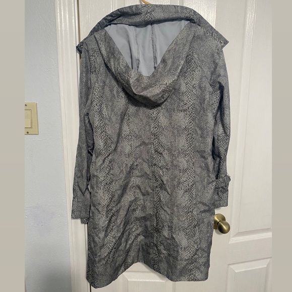 Calvin Klein Snakeskin Rain Jacket Anorak - Size Small - Picture 3 of 6